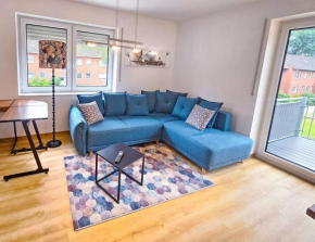Balkon Aparment2, Meppen, Küche, Badezimmer, Waschmaschine